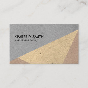 Carte De Visite Blocs de couleurs à bandes modernes