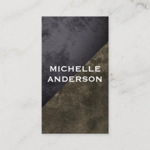 Carte De Visite Blocs de couleurs rustiques modernes