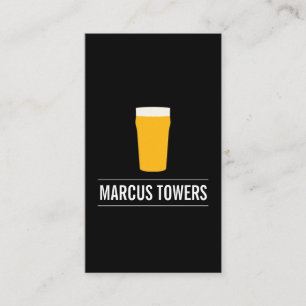 Carte De Visite Blonde Beer IPA Brewmaster