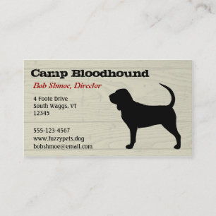 Carte De Visite Bloodhound