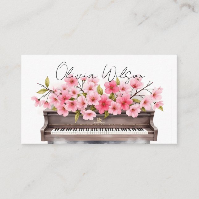 Carte De Visite Blooming Melody (Devant)