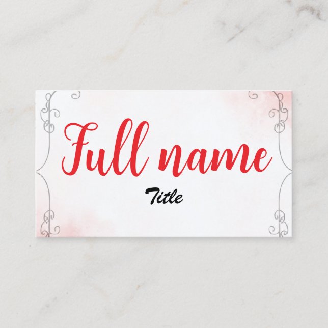 Carte de visite Blossom (Devant)