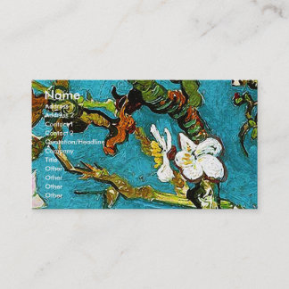 Carte De Visite Blossoming Almond Tree Van Gogh Fine Art