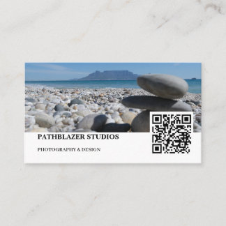 Carte De Visite Blouberg Beach Table Mountain Stabilisée Rocks