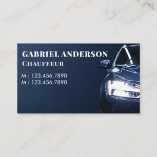 Carte de visite Blue Chauffeur