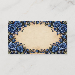 Carte de visite Blue Rose