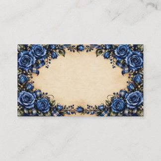 Carte de visite Blue Rose