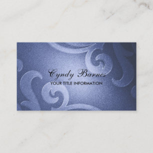 Carte de visite Blue Shimmer