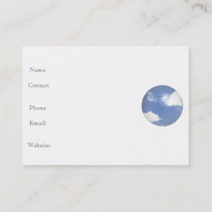 CARTE DE VISITE BLUE SKY