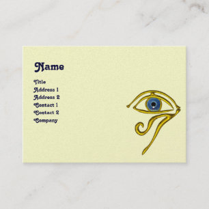 Carte De Visite BLUE TALISMAN / OR HORUS OEIL YE Purple Cream Pear