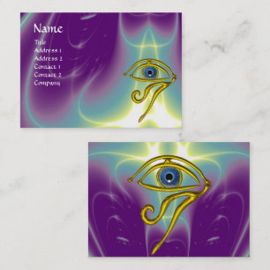 Carte De Visite BLUE TALISMAN, violet violet blanc