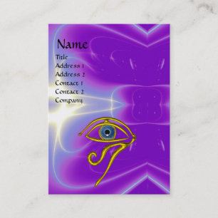 Carte De Visite BLUE TALISMAN, violet violet blanc rose