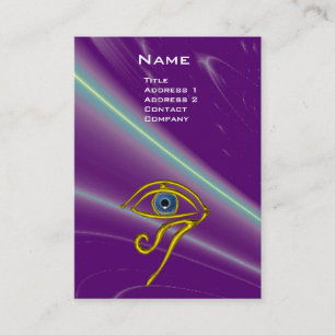 Carte De Visite BLUE TALISMAN, violet violet violet jaune rose