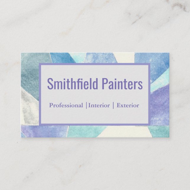 Carte De Visite Blues (Devant)