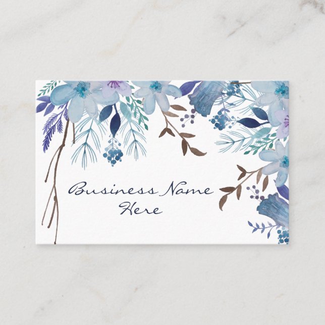 Carte de visite - Blues d'été (Devant)