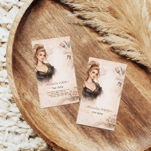 Carte De Visite Blush Portrait Hair Studio Marque