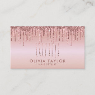 Carte De Visite Bobby Pins Coiffeur Stylo Salon de coiffure Coiffe