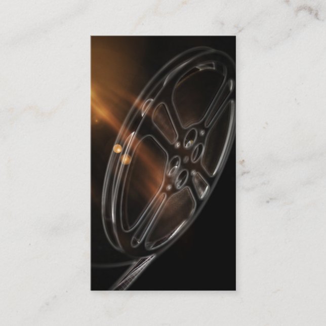 Carte De Visite Bobine visuelle fraîche de film de production (Devant)