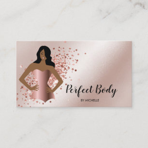 Carte De Visite Body Sculpting Fitness Linergie Entraîneur de tail