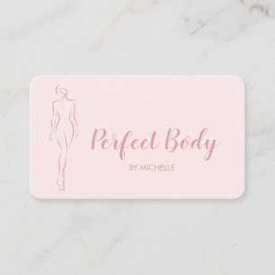 Carte De Visite Body Sculpting Fitness Linergie Entraîneur de tail