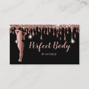 Carte De Visite Body Sculpting Fitness Linergie Entraîneur de tail
