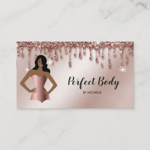 Carte De Visite Body Sculpting Fitness Linergie Entraîneur de tail