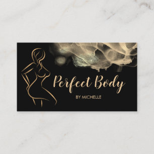 Carte De Visite Body Sculpting Fitness Linergie Entraîneur de tail