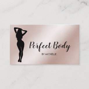 Carte De Visite Body Sculpting Fitness Linergie Entraîneur de tail