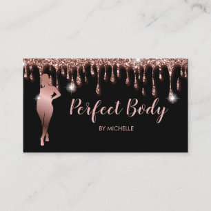 Carte De Visite Body Sculpting Fitness Linergie Entraîneur taille