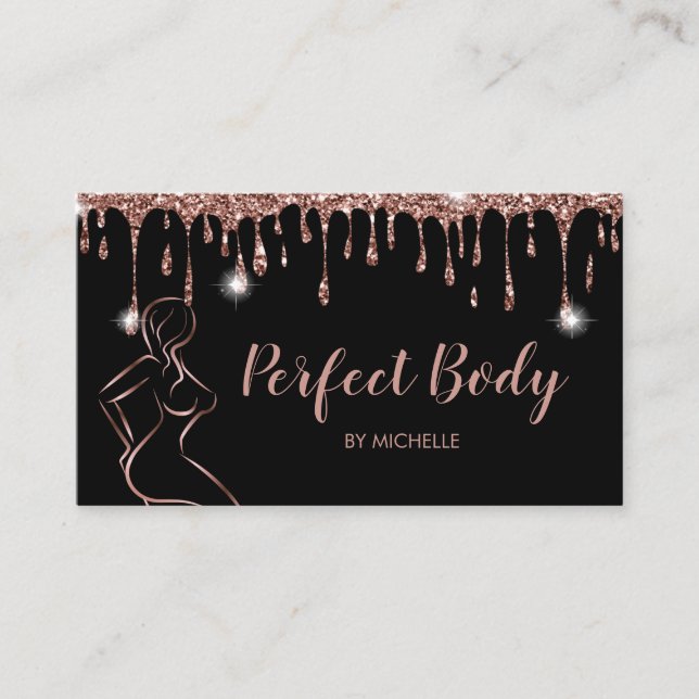 Carte De Visite Body Sculpting Fitness Linergie Waist Trainer Drif (Devant)