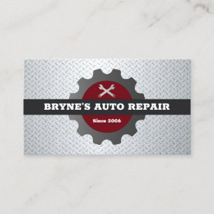 Carte De Visite Body Shop Auto Mechanic