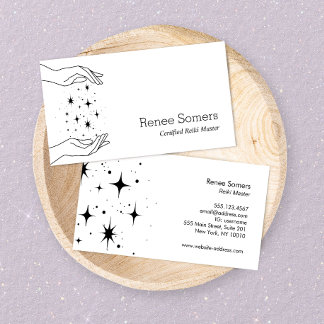 Carte De Visite Bodywork Energy Healer Mains
