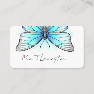 Carte de visite Bohème Chic Cottage Plumes