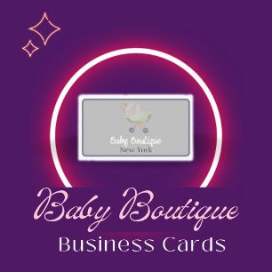 Carte De Visite Boho Baby Carriage Boutique New York