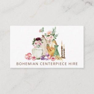 Carte De Visite Boho Bohemian Centerpiece Jar Vase Location de Mar