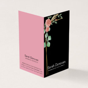 Carte De Visite Boho Floral Lip Produit Distributeur Conseils et a