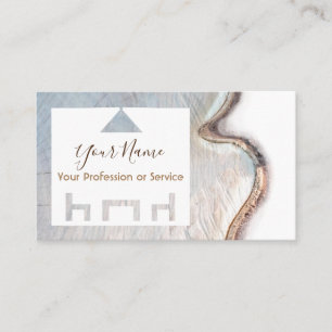 Carte De Visite Bois bio pour design d'intérieur et mobilier ! bu