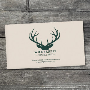 Carte De Visite Bois de cerf ramifiés