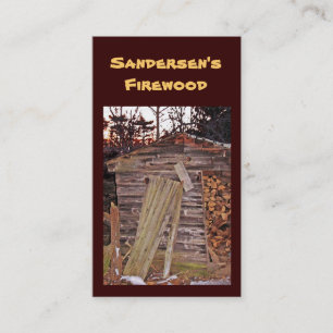 Carte De Visite Bois de chauffage
