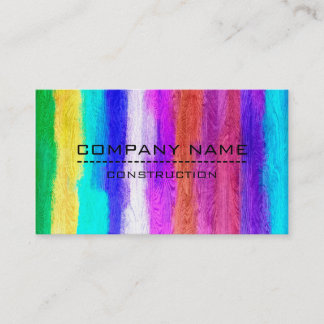 Carte De Visite Bois moderne couleur professionnelle look #18