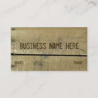 Carte De Visite Bois récupéré Patiné antique