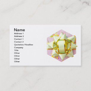 Carte De Visite Boîte cadeau