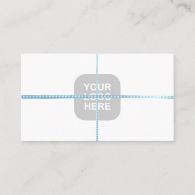 Carte De Visite Boîte de boulangerie avec la ficelle de Faux (Devant)