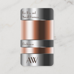 Carte De Visite Boîte en aluminium moderne avec fluides rouges et 