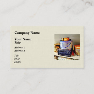 Carte De Visite Boîtes Casquettes Vintages