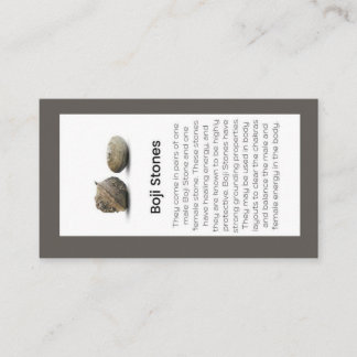 Carte De Visite Boji Stones Crystal Signification Bijoux Display