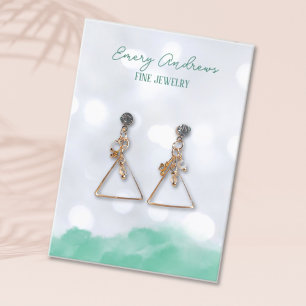 Carte De Visite Bokeh Designer Bijoux Écran Porte-oreilles