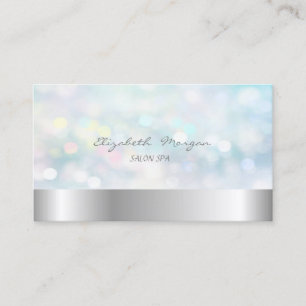 Carte De Visite Bokeh Moderne Élégant