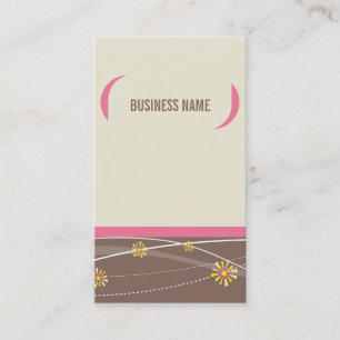 CARTE DE VISITE bold clair crème mocha rose