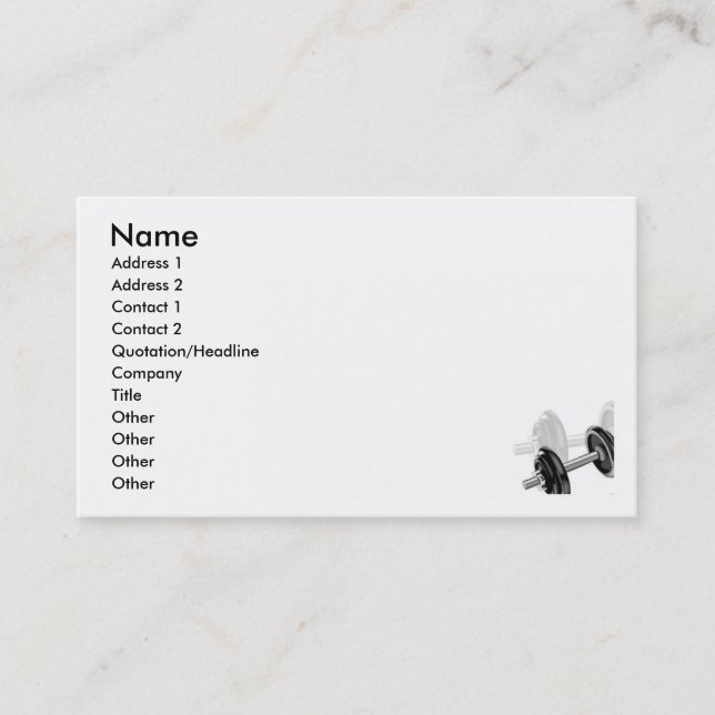 Carte De Visite Bombages (Devant)